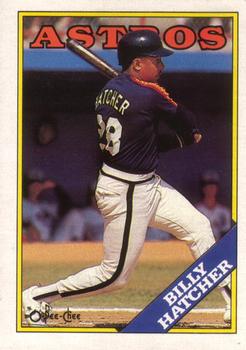1988 O-Pee-Chee Baseball Cards 306     Billy Hatcher